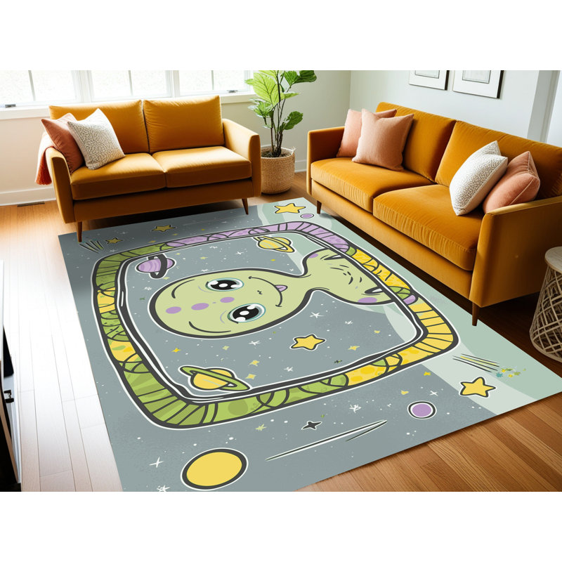 Tapis pour enfants Zoomie, Rectangulaire 3 pi x 5 pi