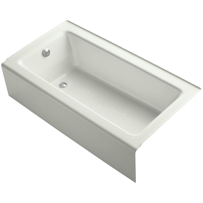Bellwether 60" x 32" Soaking Bathtub, Dune, Left