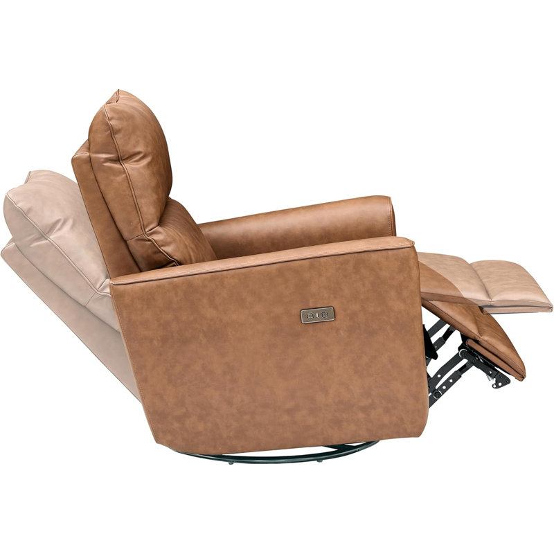 Power Recliner Chair with USB Port, Brown