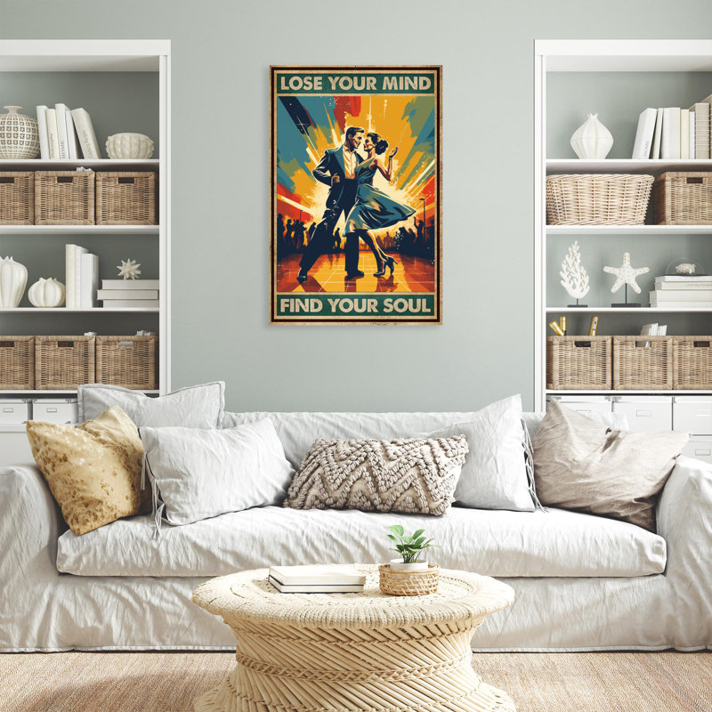 «Couple Dance Lose Your Mind On», impression sur toile, H 36 po x l 24 po x P 1,25 po
