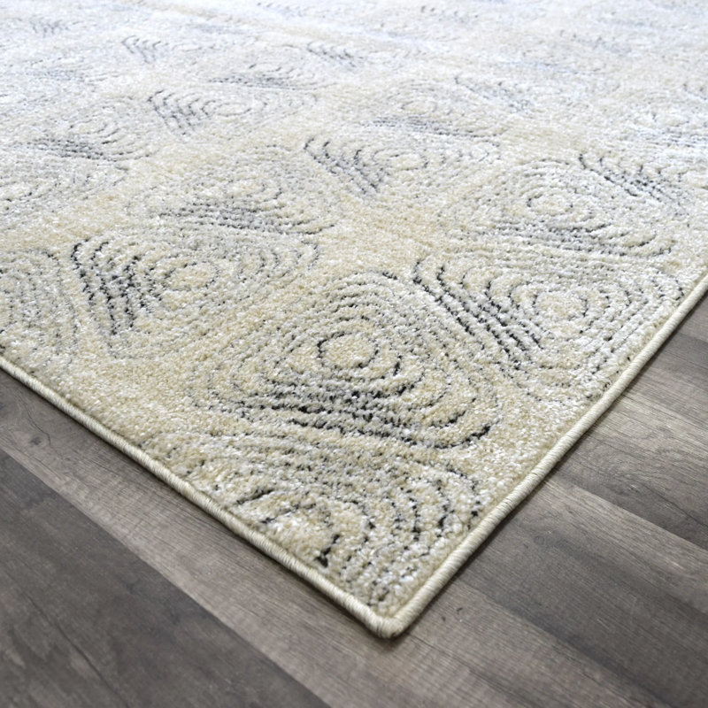Neace Contemporary Netsuke Area Rug, Rectangle 8' x 10'