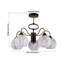 5 - Light Matte Black Chandelier Pendant