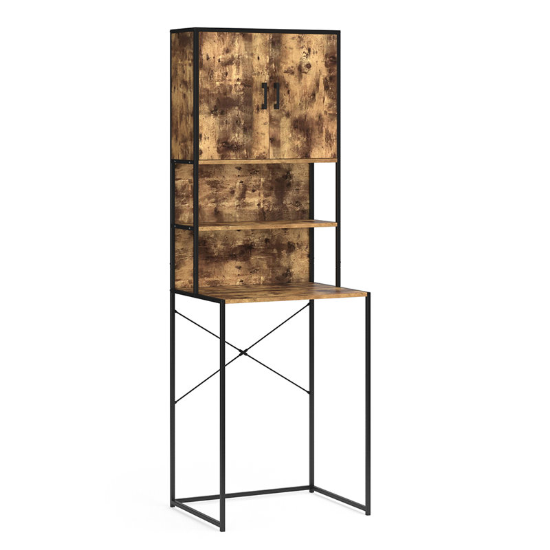 Fyrk 64Cm W x 189Cm H x 48Cm D Free-Standing Bathroom Cabinet