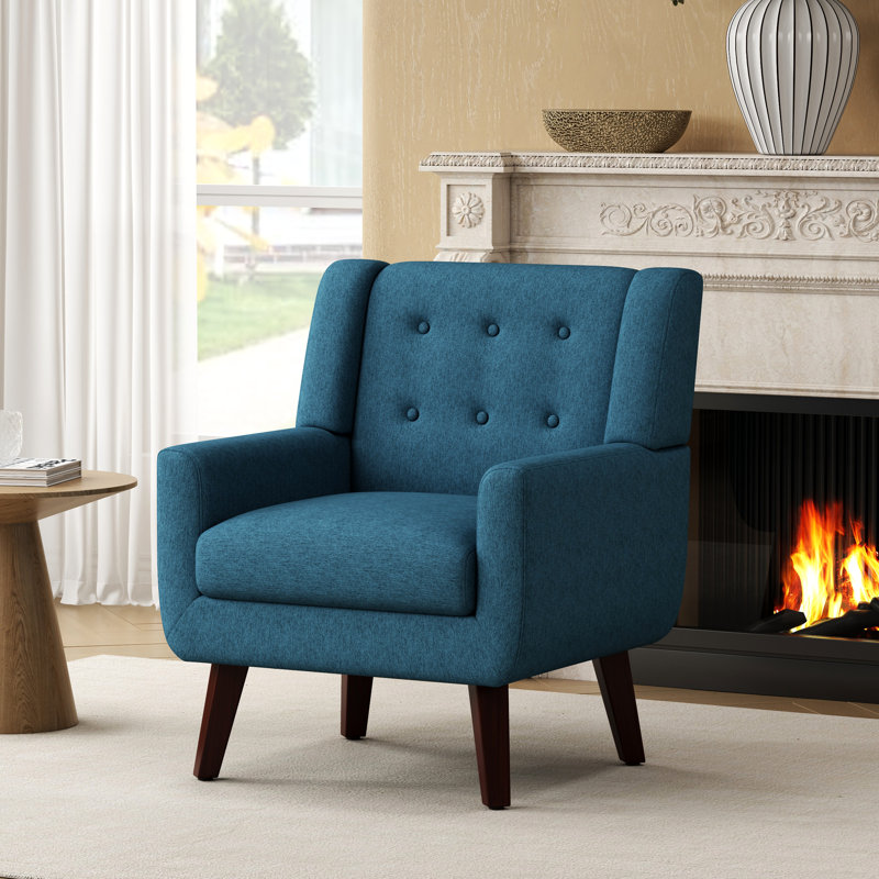 Ensemble de 2 chaises d'appoint Mid-Century, Gris clair, 2