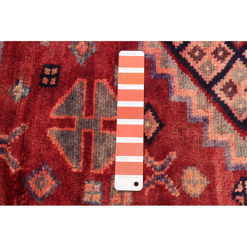 Tapis rouge foncé Konya 4 pi 11 po x 5 pi 9 po Anatolian