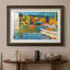 Étude pour Paysage d'automne avec bateaux, 1908 - Wassily Kandinsky - Reproduction encadrée sur mesure-1206782880-1206782900-1206782904