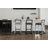 Modern Bar Stools Upholstered Counter Stool With Low Back And Metal Frame Industrial Island Chairs For Kitchen/Pub-1298530085