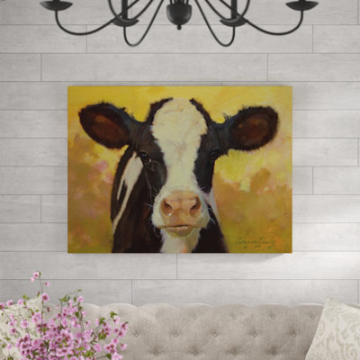 « farm pals iii », peinture sur toile tendue