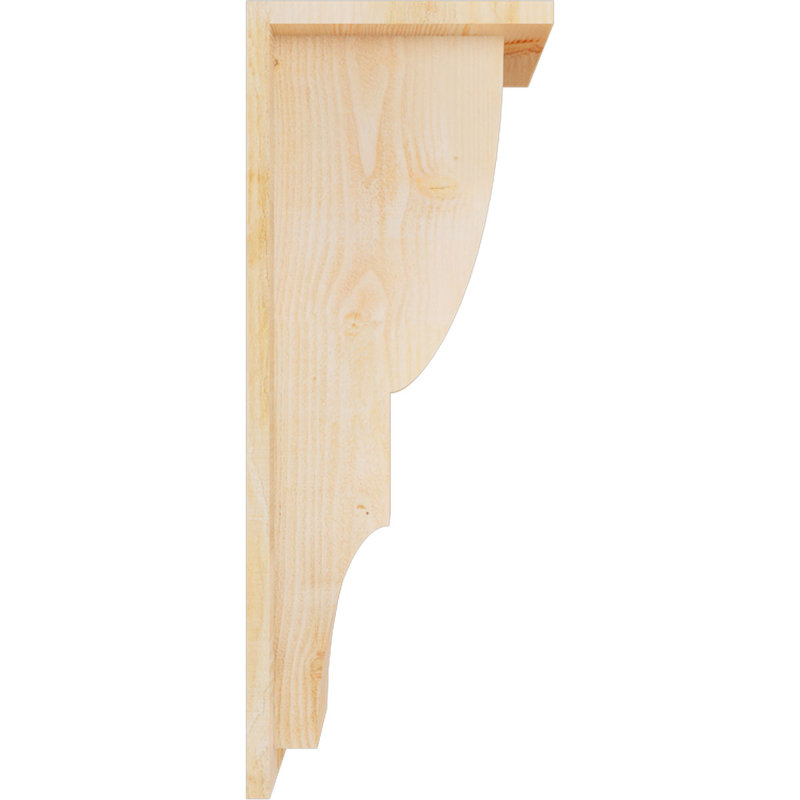 Corbeau Ridgewood avec contre-plaque, H 26 po x l 6 po x P 10 po, Sapin de Douglas, Sciage brut