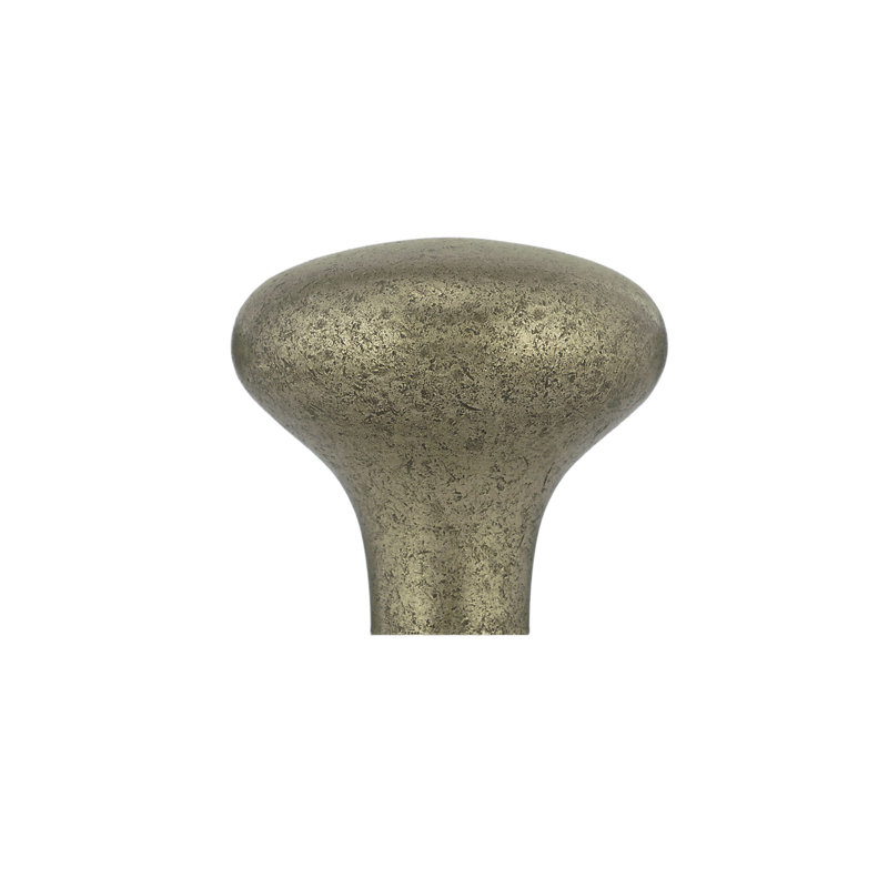 Poignée champignon Inspiration, H 1,1 po x l 1,1 po x P 1,06 po, Bronze étain