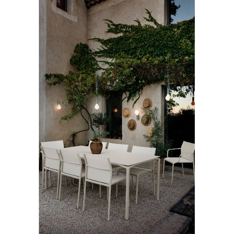 Table de salle à manger Cadiz, Gris argile, 2