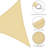 Yescom Triangle Shade Sail-113472271-113472290