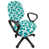 Abstract Dark Seafoam Polyester Blend