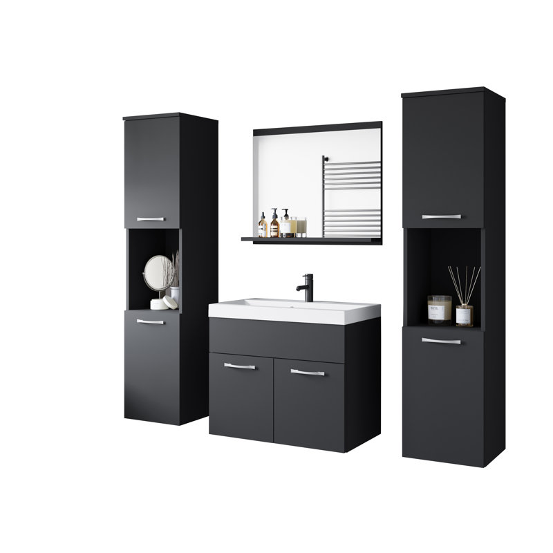 Bathroom Suite, Black