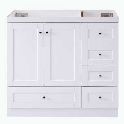 Meuble-lavabo de salle de bain sans lavabo