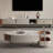 Luxury Oval Rockboard Coffee Table Set