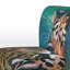 Brechta Vibrant Curve Design II - Velvet Upholstered Modern Slipper Chair-88109566
