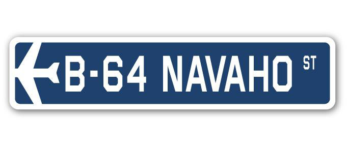 Plaque de rue militaire Amesbury B-64 Navaho Air Force, H 8 po x l 36 po x P 1 po