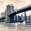 Brooklyn Bridge in City Wall Mural