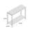 Nehru 41.3'' Solid Wood Top Console Table-826424514