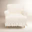 Elle Ruffle Slipcover Armchair-705559984
