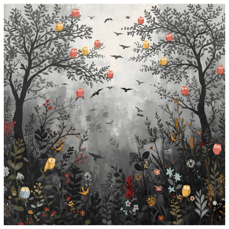 Housse de couette hibou, Queen