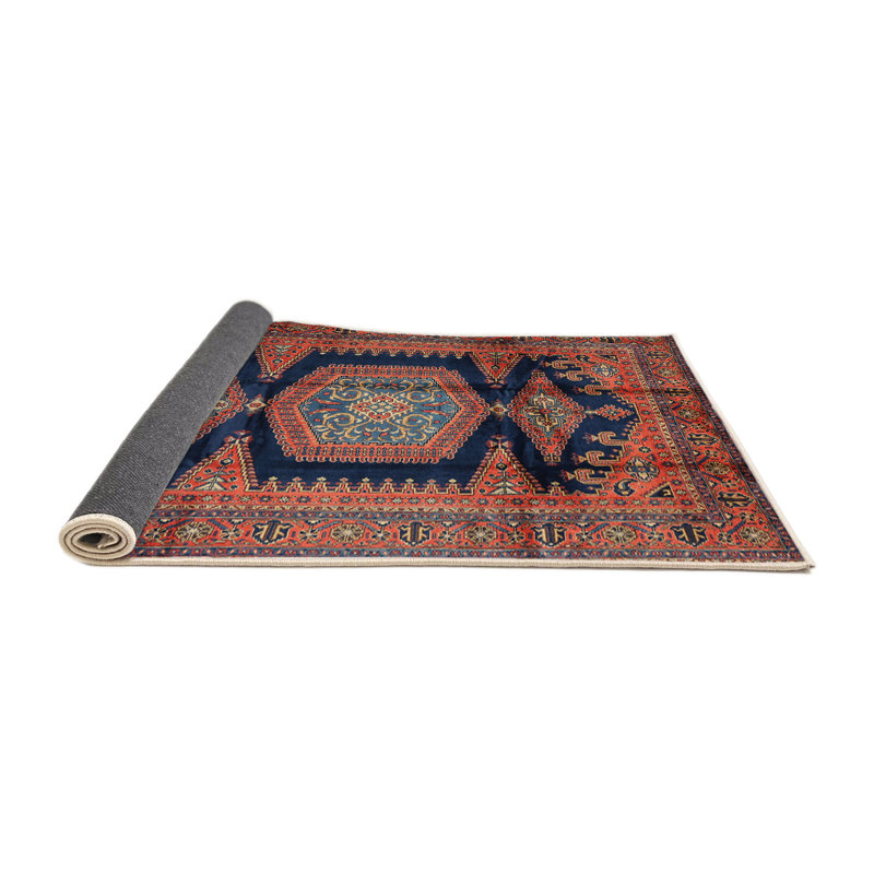 Tapis brun Southwestern, Rond 4 pi