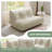 Casto Lazy Sofa Bean Bag Chair Floor Sofa Boneless Couch Compression Fireside Lounger Accent Chair for Living Room, Bedroom, Apartment (Available in Multiple Colors)-246590327