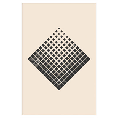 Minimal Halftone Shapes No. 3 Print