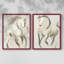 ANIMALS Series CCGLXV III - Reproduction encadrée de qualité supérieure - prête à être accrochée - aucun clou requis - aucun clou requis-108018216-108018217