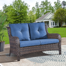 Ambarvale 53'' Polyethylene (PE) Wicker Outdoor Loveseat