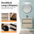 Vadkert 24.02 " W Wall Mounted 1 Single Vanity Bathroom Vanity With Ceramic Top