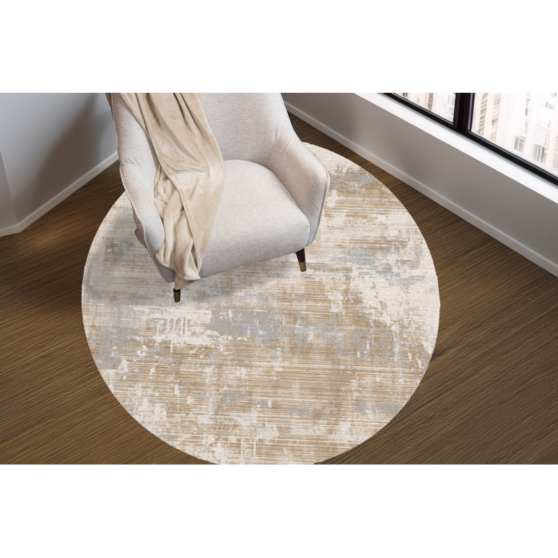 Abstract Rug, Round 5'2"