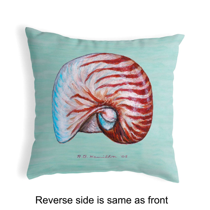  Coussin intérieur / extérieur Nautilus, Bleu sarcelle
