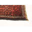 Tapis rouge Baluch unique fait à la main 3 pi 5 po x 5 pi 11 po One Of Kind