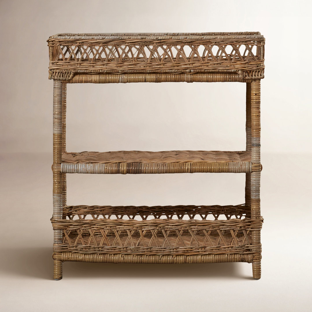 Arloe Wicker Bar Cart Birch Lane™