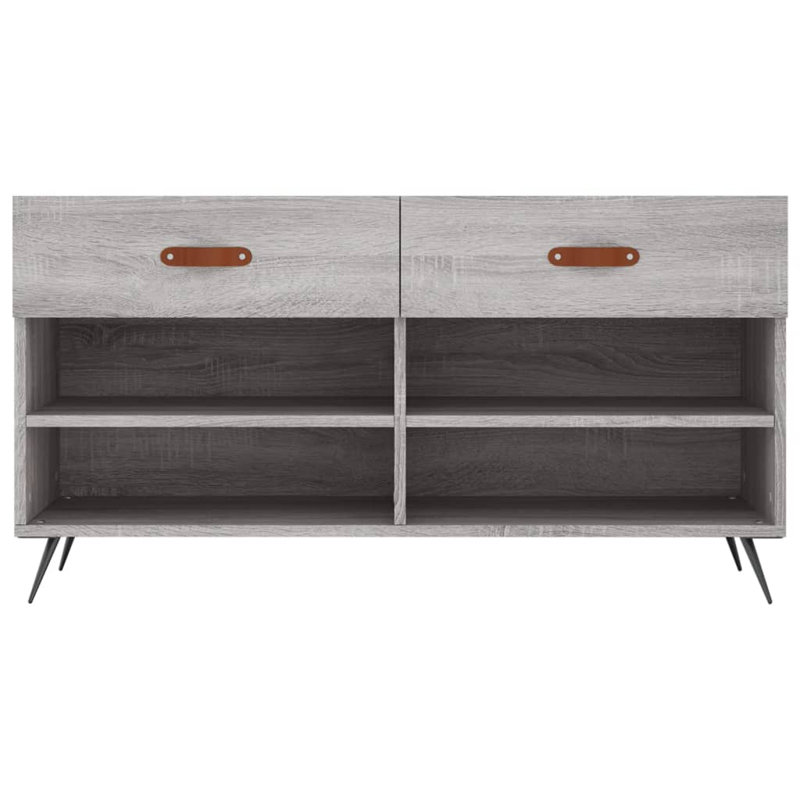 Khris Storage Bench, Grey Sonoma