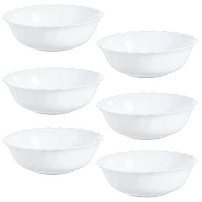 Glass Dinnerware Set 6 Piece - Service for 6