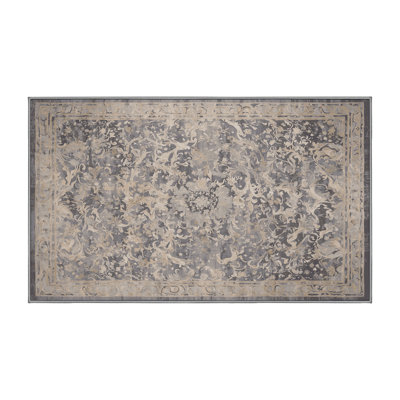 Machine Washable Gray Area Rug