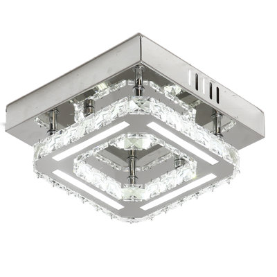 Altman Glass and Crystal LED Flush Mount
