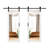 Mirror Surfaced Design - Sliding Interior Barn Door With Manufacture Wood Include Hardware-99476836
