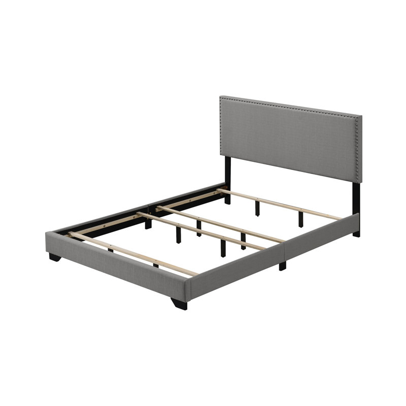 lit plateforme, gris