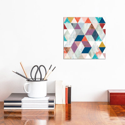 Bright Mosaic I by Victoria Borges - Wrapped Canvas Gallery-Wrapped Canvas Giclée