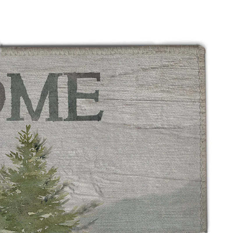 Tapis de porte d'extérieur Welcome to the Cabin, L 18 po x L 30 po