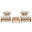 Ensemble de conversation pour patio Aurora, ensemble de mobilier d'extérieur pour jardin, balcon 
