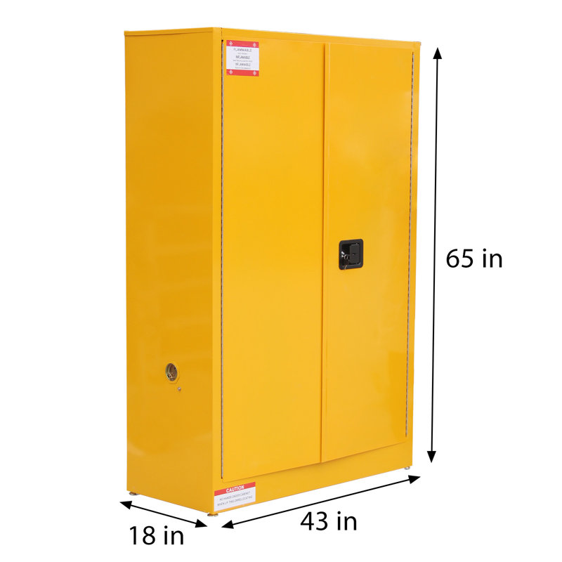 Armoire de sécurité en acier inflammable