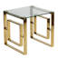 Table de bout en verre Hartzke