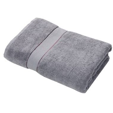 Jessy Home 4 Pack Oversized Bath Sheet Towels 700 GSM Ultra Soft Dark Gray Bath  Towel Set 