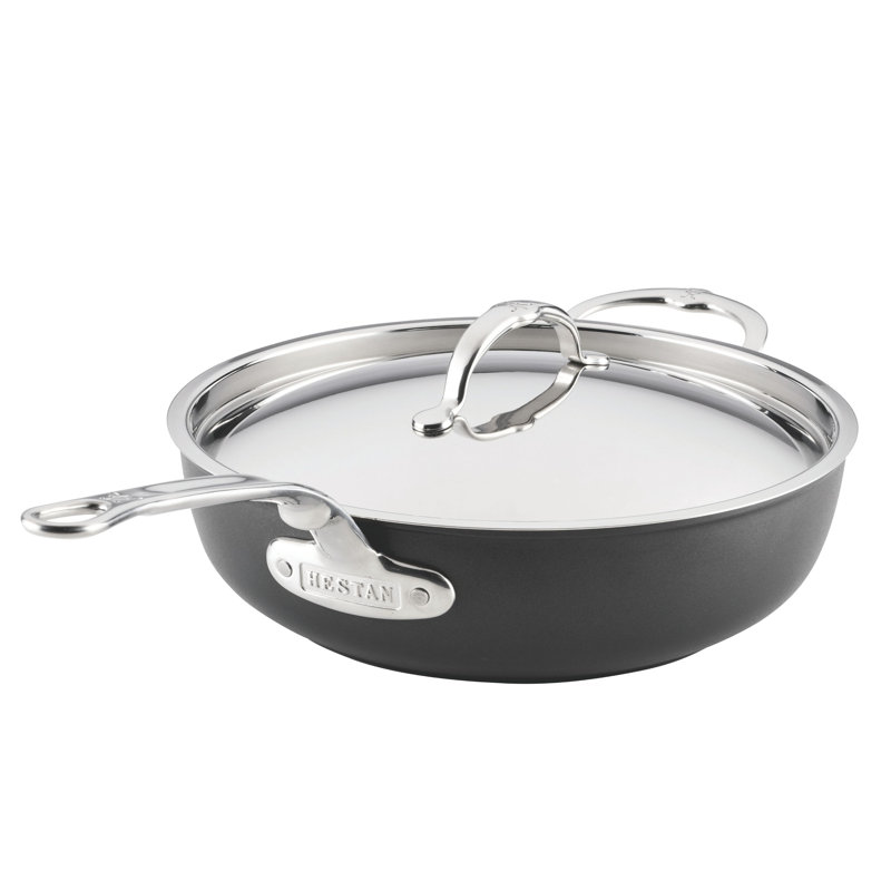 Poêle antiadhésive Hestan Titum® Fusion 4,5 pte avec couvercle