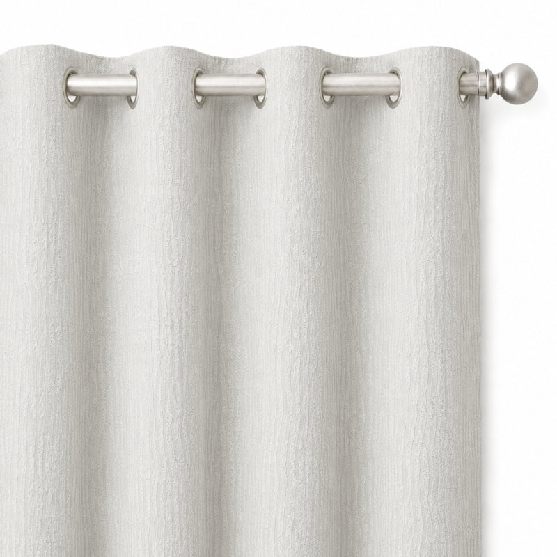 Textured Faux Silk | Elizabeth Fabric_ELIZABETH, White